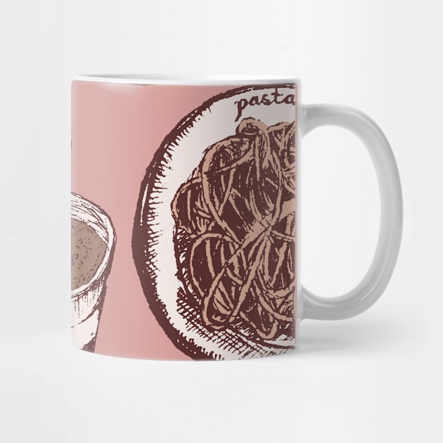 Crtl Coffee Pasta by Cottonbutton